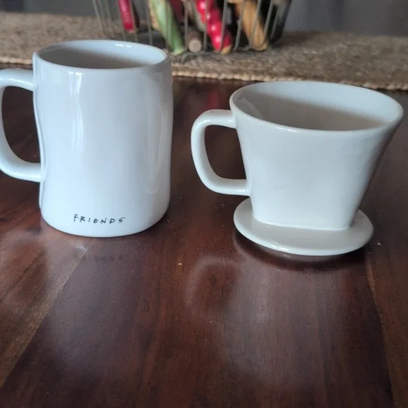 Rae Dunn Friends Coffee Mug And pour Over - Picture 5 of 5